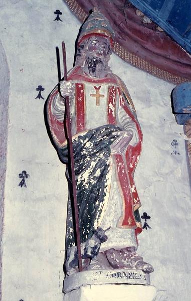 statue : Saint Cornély - © Monuments historiques