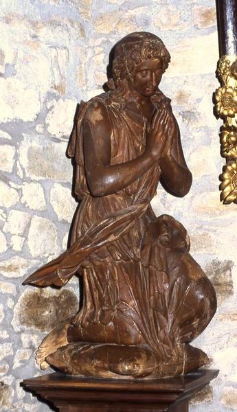 deux statues : Anges orants - © Monuments historiques