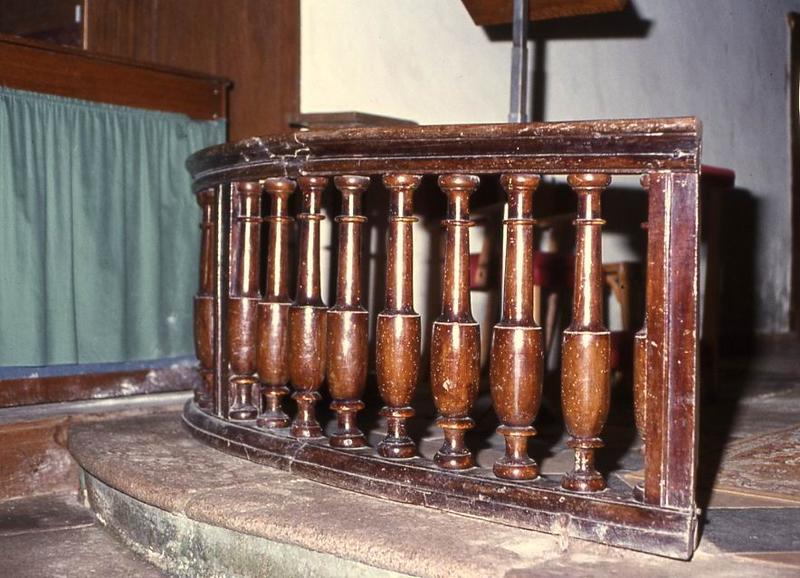 clôture de choeur (table de communion) - © Monuments historiques