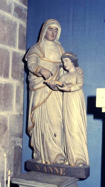 Groupe sculpté : Sainte Anne et la Vierge