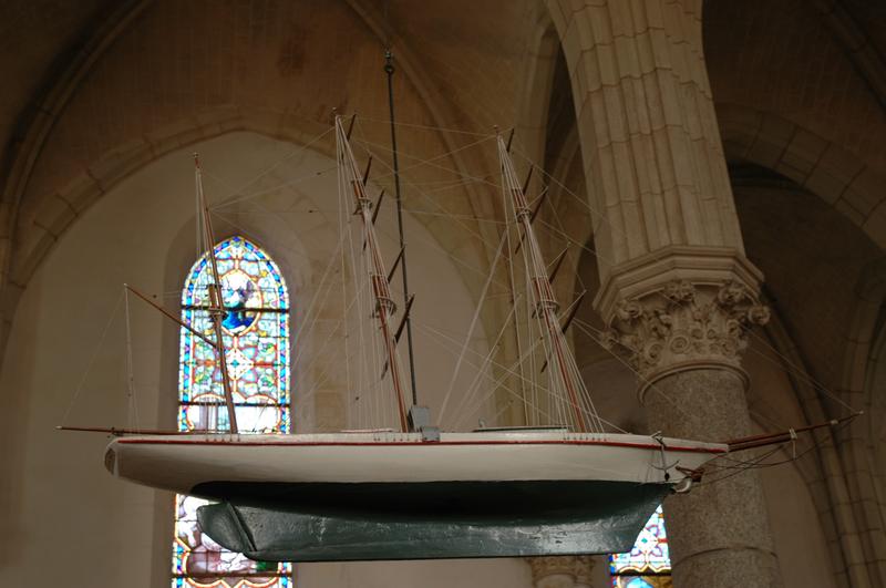 maquette ex-voto d'un trois-mâts barque dit le Pourquoi Pas