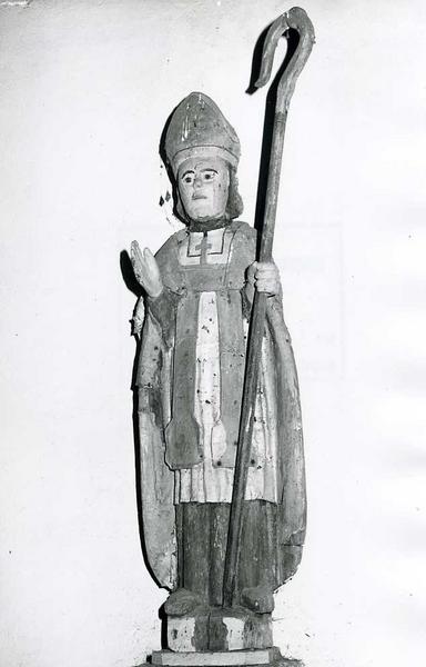 statue : Saint évêque - © Monuments historiques