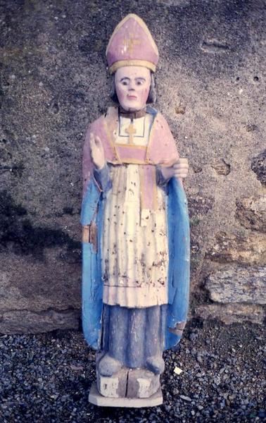 statue : Saint évêque - © Monuments historiques