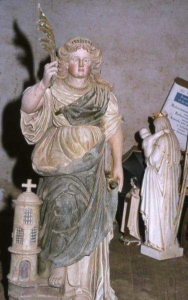 statue : Sainte Barbe - © Monuments historiques