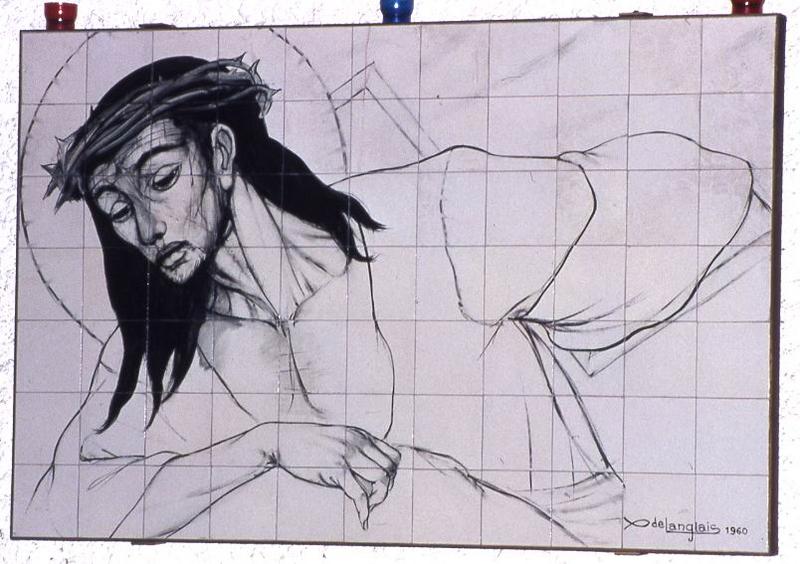 chemin de croix : Jésus tombe pour la troisième fois