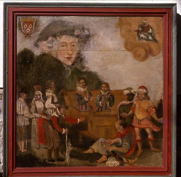 Tableau ex-voto n°2 : Scène avec personnages