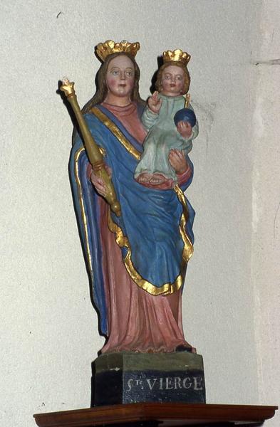 statue : Vierge à l'Enfant - © Monuments historiques