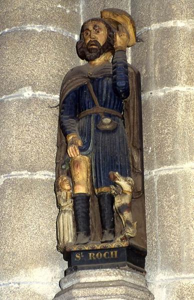 groupe sculpté : Saint Roch - © Monuments historiques