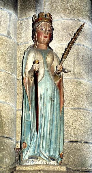 statue : Sainte Catherine - © Monuments historiques