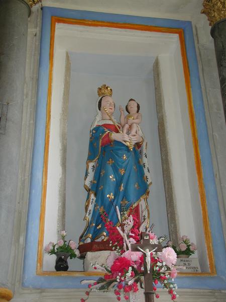 Notre-Dame des Fleurs, statue du retable du maître-autel