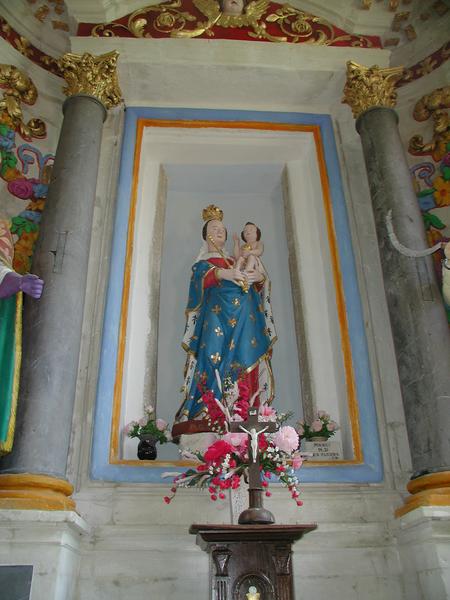 Notre-Dame des Fleurs, statue du retable du maître-autel