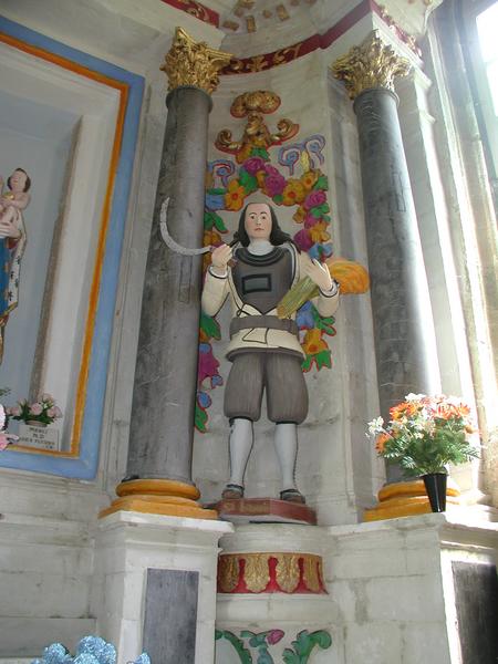 Saint Isidore, statue du retable du maître-autel