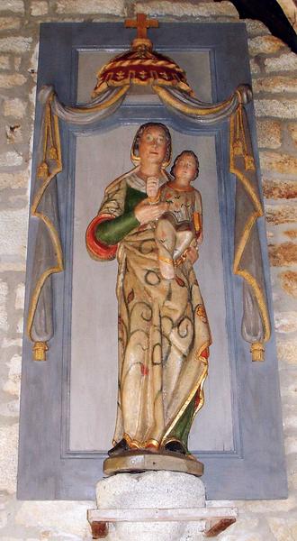 statue : Vierge à l'Enfant et son dais - © Monuments historiques
