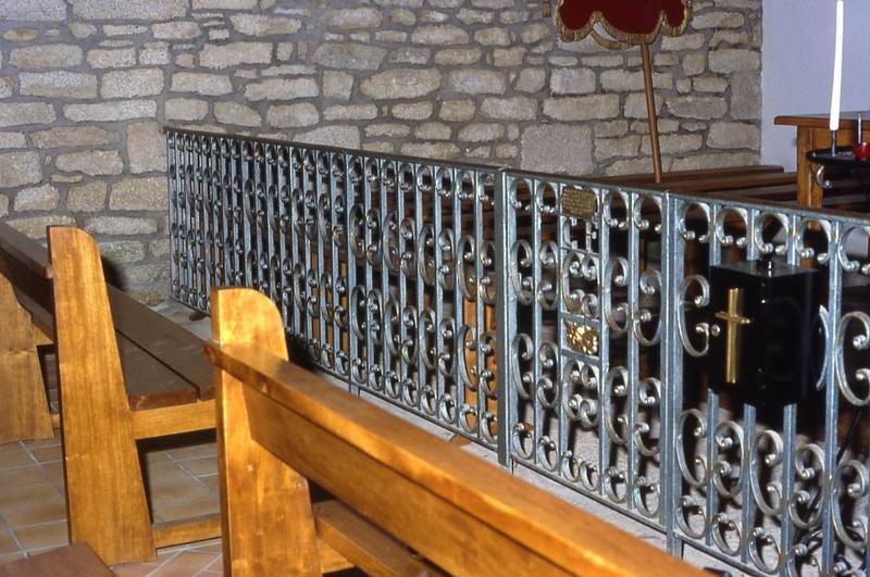 clôture de choeur (table de communion) - © Monuments historiques