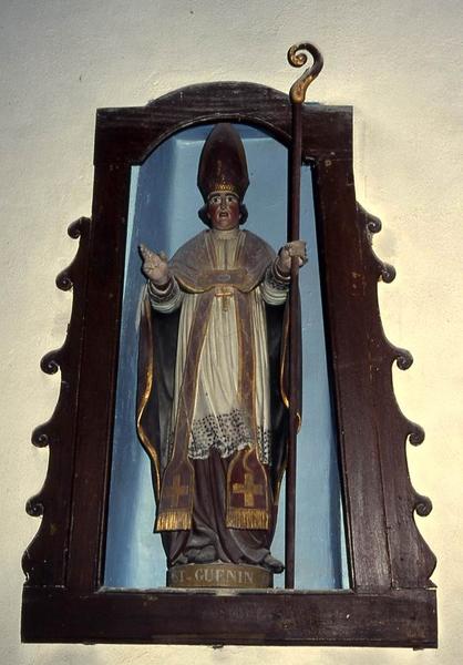 statue : Saint Guénin et sa niche - © Monuments historiques
