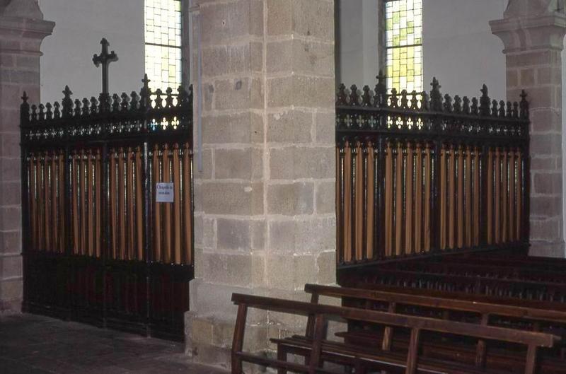 clôture des fonts baptismaux - © Monuments historiques