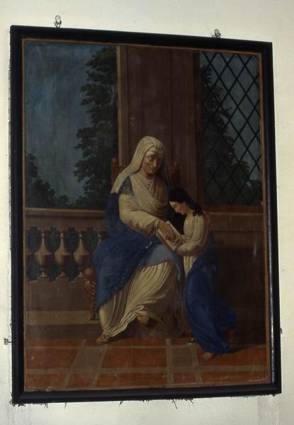 deux tableaux : Sainte Anne enseignante - © Monuments historiques