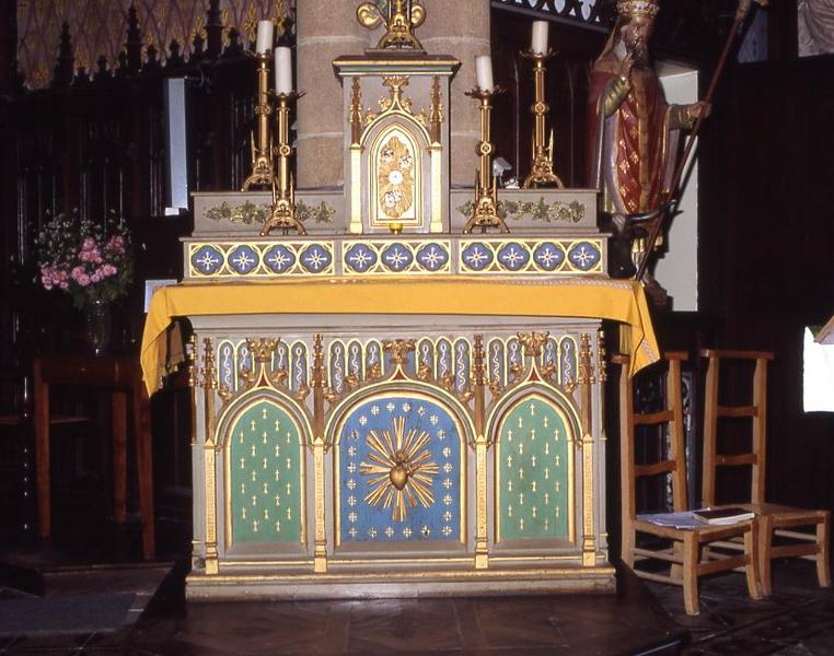 deux autels latéraux du choeur : sud