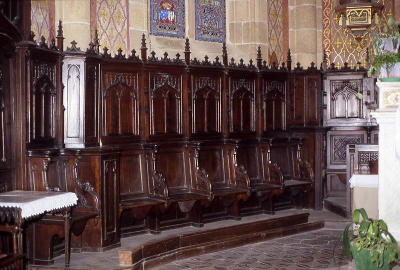 lambris de revêtement (boiserie du choeur) et stalles