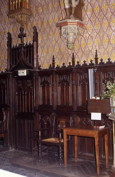 lambris de revêtement (boiserie du choeur) et stalles
