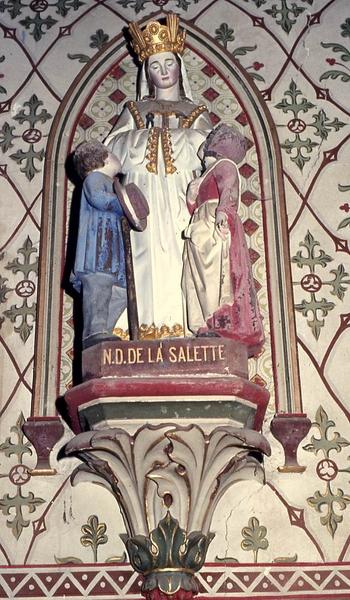 groupe sculpté : Notre-Dame de la Salette - © Monuments historiques