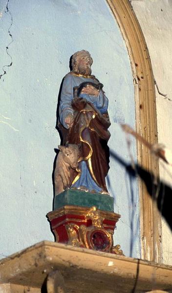 quatre statues (statuettes) : Saint Luc - © Monuments historiques