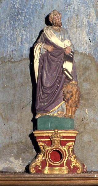 quatre statues (statuettes) : Saint Marc - © Monuments historiques