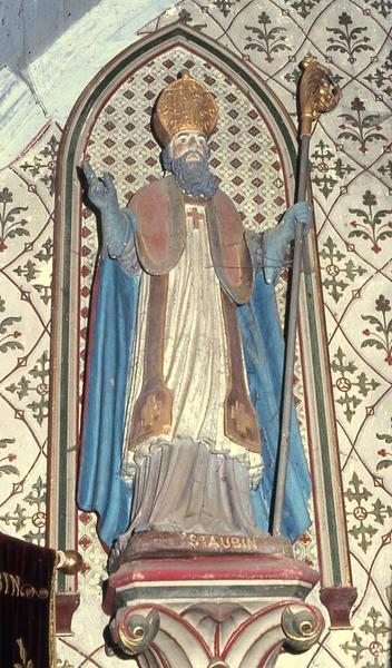 statue : Saint Aubin - © Monuments historiques