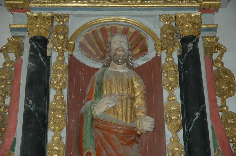 statue : Saint Joseph, détail