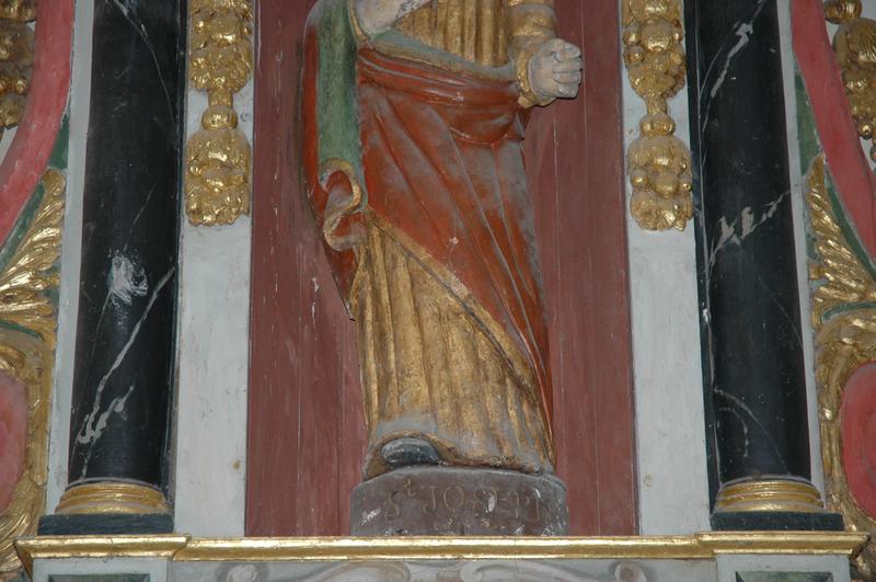 statue : Saint Joseph, détail