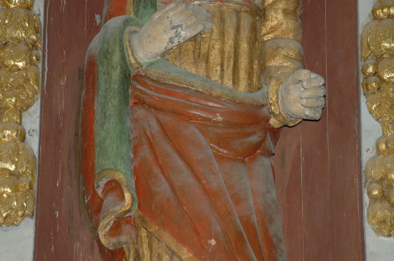 statue : Saint Joseph, détail