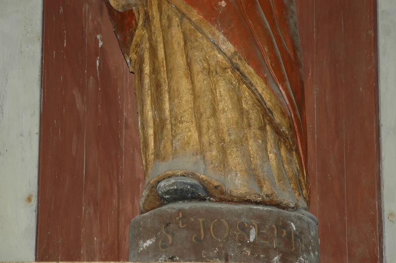 statue : Saint Joseph, détail