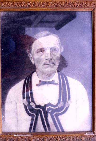 dessin : Homme en habit breton du pays de Pontivy - © Monuments historiques