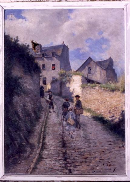 tableau : Enfants rentrant de l'école - © Monuments historiques