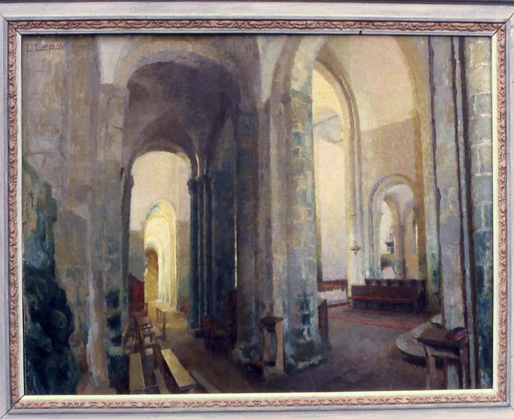 tableau : Intérieur de l'église Saint-Gildas de Rhuys - © Monuments historiques