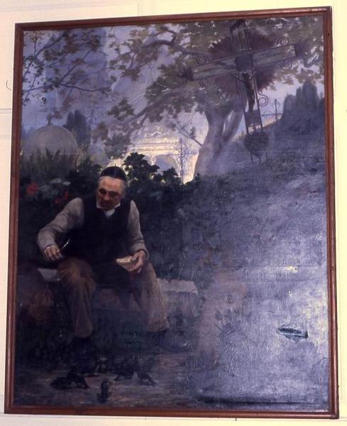 tableau : Le Casse-croûte du fossoyeur - © Monuments historiques