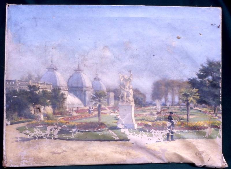 tableau : Les Jardins du Thabor à Rennes - © Monuments historiques