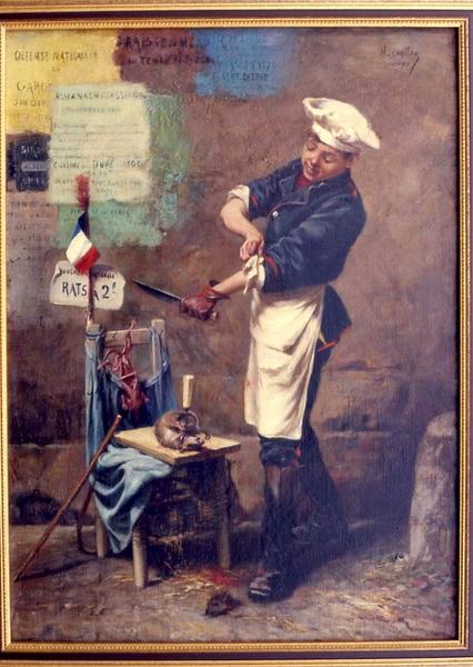 tableau : Marchands de rats pendant le siège de Paris - © Monuments historiques