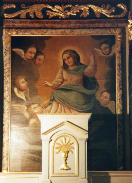 tableau du retable du maître-autel : Assomption - © Monuments historiques