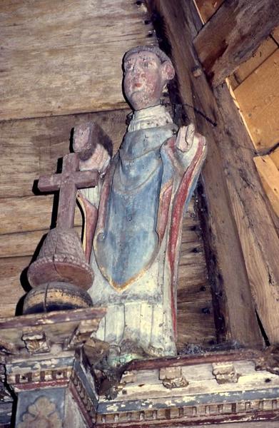 statue : Saint abbé ? - © Monuments historiques