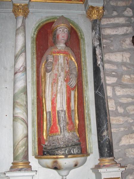 statue : Saint Cadoc - © Monuments historiques