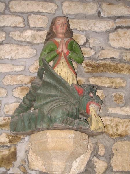 statue : Sainte Marguerite - © Monuments historiques