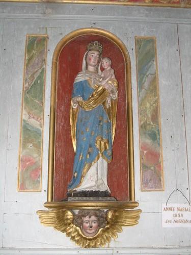 statue : Vierge à l'Enfant (Notre-Dame de l'O) - © Monuments historiques