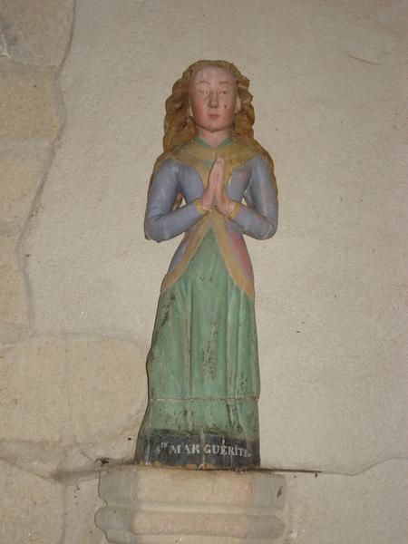 statue : Sainte Marguerite - © Monuments historiques