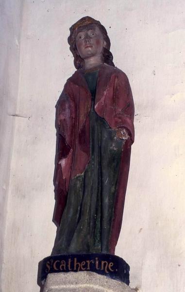 statue : Sainte Catherine - © Monuments historiques