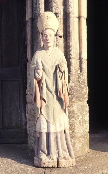 statue : Saint évêque (Saint Nicolas) - © Monuments historiques