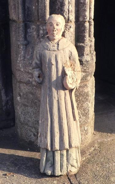 statue : Saint moine (Saint Fiacre) - © Monuments historiques