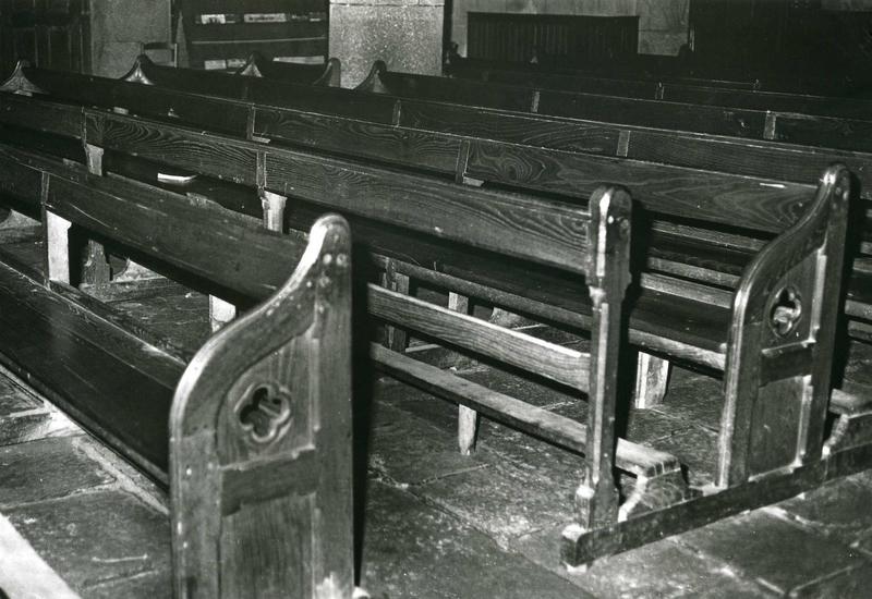 ensemble des bancs de fidèles - © Monuments historiques