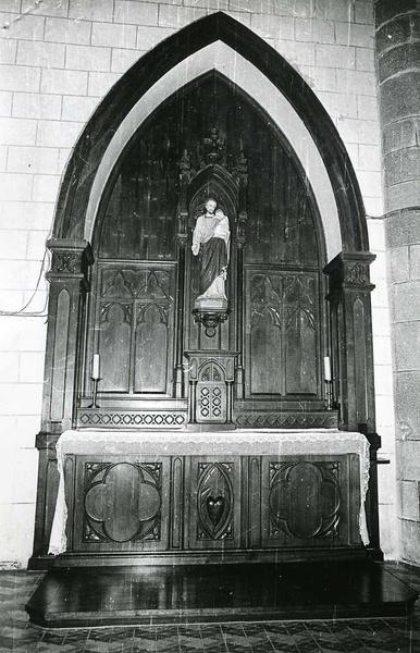 retable, autel et statue : Saint Joseph - © Monuments historiques