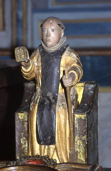 reliquaire : statue de Saint Fiacre